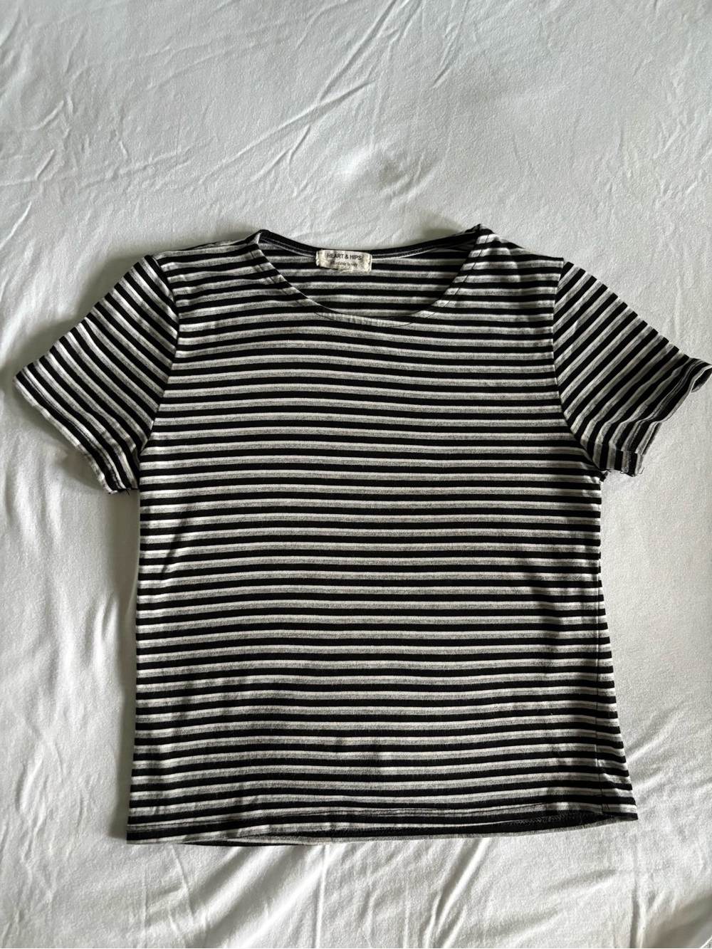 Striped Cropped T-Shirt